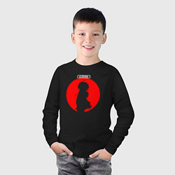 Лонгслив хлопковый детский Сильфиетта арт, цвет: черный — фото 2