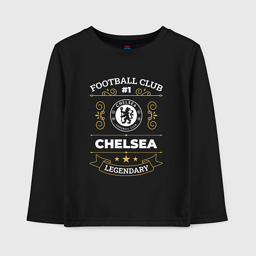 Детский лонгслив Chelsea FC 1 / Черный – фото 1