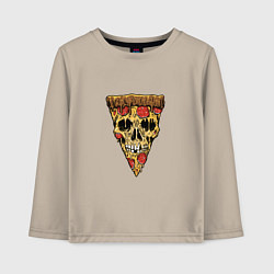 Детский лонгслив Pizza - Skull