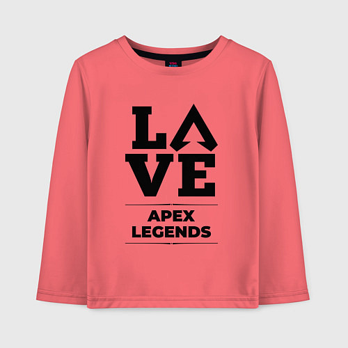 Детский лонгслив Apex Legends Love Classic / Коралловый – фото 1