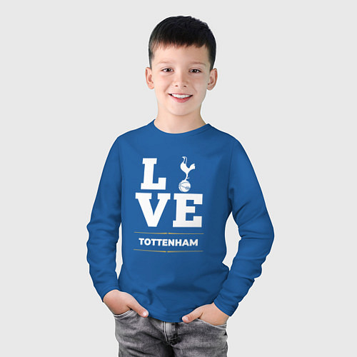 Детский лонгслив Tottenham Love Classic / Синий – фото 3