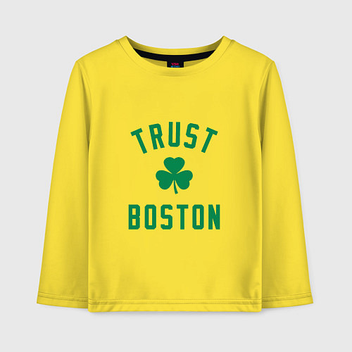 Детский лонгслив Trust Boston / Желтый – фото 1