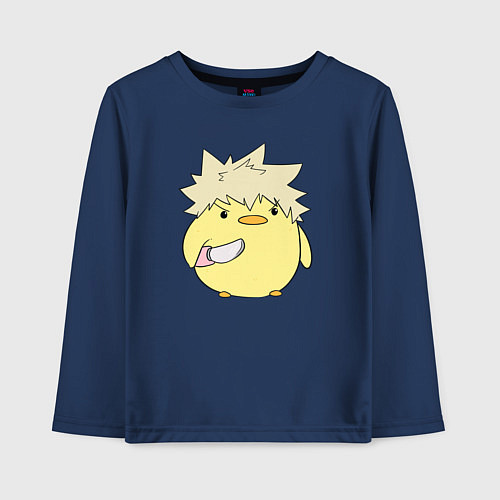 Детский лонгслив Опасный Бакуго My Hero Academia / Тёмно-синий – фото 1