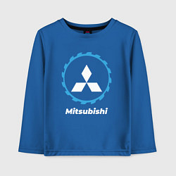 Лонгслив хлопковый детский Mitsubishi в стиле Top Gear, цвет: синий