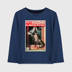 Лонгслив хлопковый детский Poster Harry Houdini Episode Eight, цвет: тёмно-синий