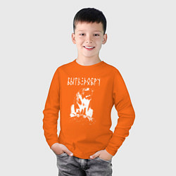 Лонгслив хлопковый детский БЫТЬ ДОБРУ ДОБРЫЙ МИША, цвет: оранжевый — фото 2