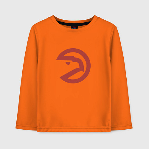 Детский лонгслив Атланта Хокс NBA / Оранжевый – фото 1