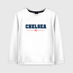 Лонгслив хлопковый детский Chelsea FC Classic, цвет: белый