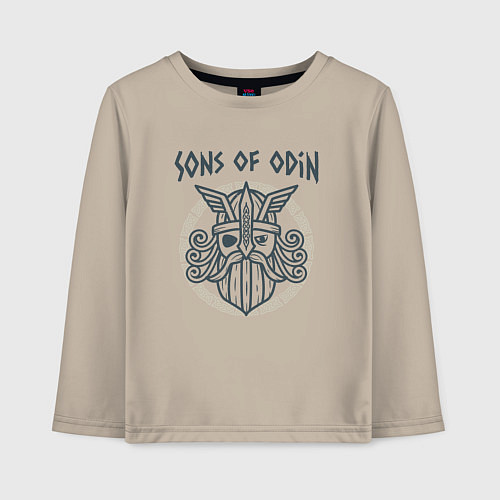 Детский лонгслив Sons of Odin / Миндальный – фото 1