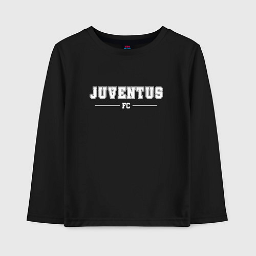Детский лонгслив Juventus Football Club Классика / Черный – фото 1