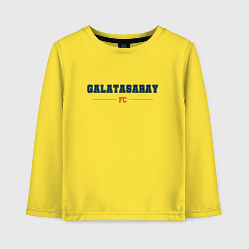 Детский лонгслив Galatasaray FC Classic / Желтый – фото 1