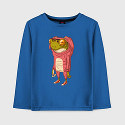 Детский лонгслив Лягушка в костюме зайчика