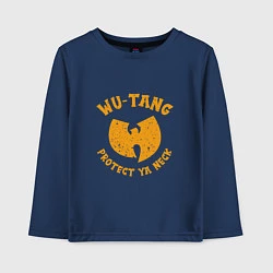 Лонгслив хлопковый детский Protect Ya Neck Wu-Tang, цвет: тёмно-синий