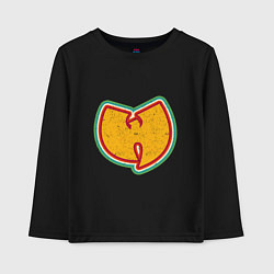 Лонгслив хлопковый детский Wu-Tang Colors, цвет: черный