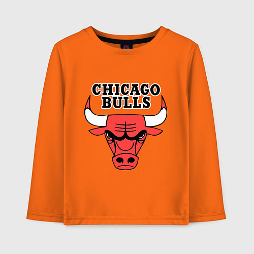Детский лонгслив Chicago Bulls / Оранжевый – фото 1