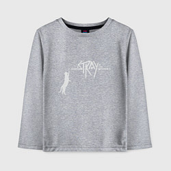 Лонгслив хлопковый детский Stray Street, цвет: меланж