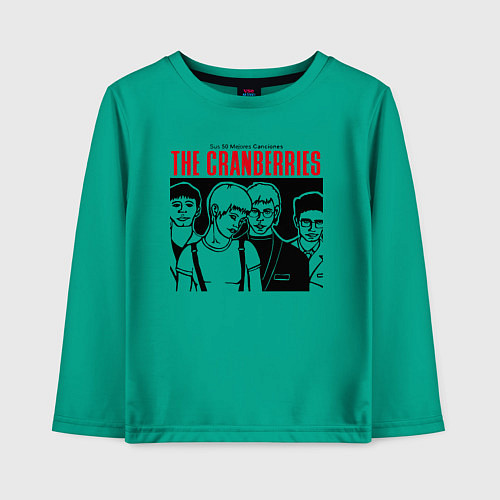 Детский лонгслив Sus 50 mejores canciones - The Cranberries / Зеленый – фото 1