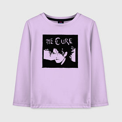 Лонгслив хлопковый детский The Cure Роберт Смит, цвет: лаванда