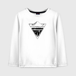 Детский лонгслив Внедорожник в горах