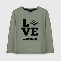 Лонгслив хлопковый детский Warframe love classic, цвет: авокадо