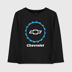 Лонгслив хлопковый детский Chevrolet в стиле Top Gear, цвет: черный