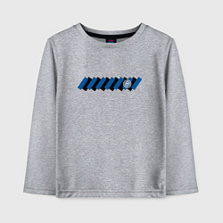 Детский лонгслив FC Inter - Striped Crewneck 202223