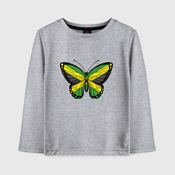 Лонгслив хлопковый детский Бабочка - Ямайка, цвет: меланж