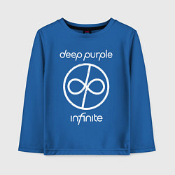 Лонгслив хлопковый детский Infinite Deep Purple, цвет: синий