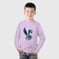 Лонгслив хлопковый детский Blue Bunny, цвет: лаванда — фото 2