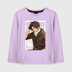 Лонгслив хлопковый детский Синъэй Нодзэн - 86, цвет: лаванда