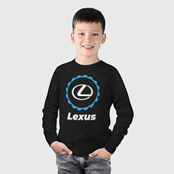 Лонгслив хлопковый детский Lexus в стиле Top Gear, цвет: черный — фото 2