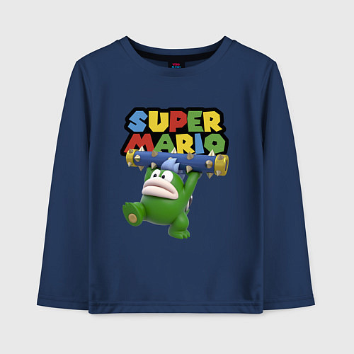 Детский лонгслив Super Mario - Spike - Character / Тёмно-синий – фото 1