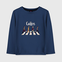 Лонгслив хлопковый детский The Carreys, цвет: тёмно-синий