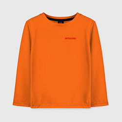 Лонгслив хлопковый детский Arasaka uniform, цвет: оранжевый
