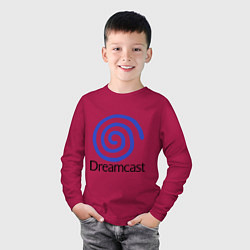 Лонгслив хлопковый детский Sega dreamcast, цвет: маджента — фото 2