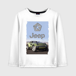Лонгслив хлопковый детский Chrysler Jeep - concept, цвет: белый