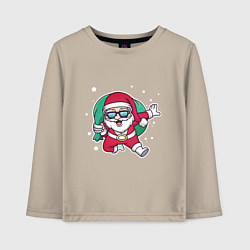 Детский лонгслив Snowy Santa