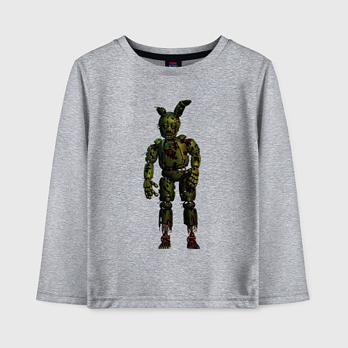 Детский лонгслив Springtrap / Меланж – фото 1