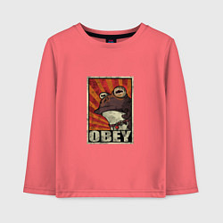 Детский лонгслив Obey frog