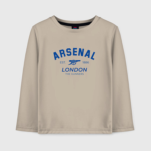 Детский лонгслив Arsenal london the gunners / Миндальный – фото 1