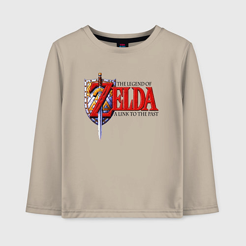Детский лонгслив The Legend of Zelda game / Миндальный – фото 1