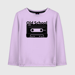 Детский лонгслив Old school music