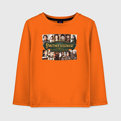 Лонгслив хлопковый детский Pathfinder Kingmaker, цвет: оранжевый
