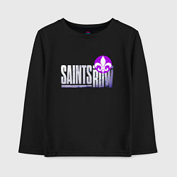 Лонгслив хлопковый детский Saints Row - shooter - lily, цвет: черный