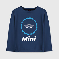 Лонгслив хлопковый детский Mini в стиле Top Gear, цвет: тёмно-синий