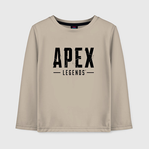 Детский лонгслив Apex Legends логотип / Миндальный – фото 1
