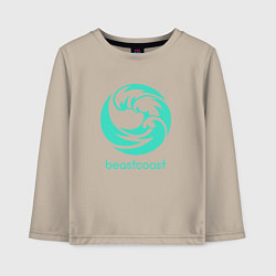 Детский лонгслив Beastcoast logo