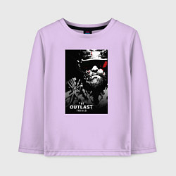 Лонгслив хлопковый детский The Outlast Trials Лиланд Койл, цвет: лаванда