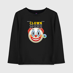 Детский лонгслив Litterly Clown