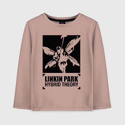 Лонгслив хлопковый детский LP Hybrid Theory, цвет: пыльно-розовый